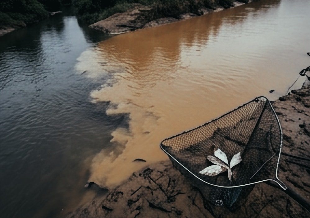 Sungai Malinau Berwarna Cokelat Susu